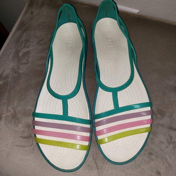 CROCS Shoes | Final Price Crocs Jelly Sandals Sz 9w Like New | Poshmark